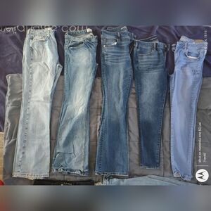 Mixed Lot American Eagle Outfitters Women's Boot Cut Jeans - Shades of Blue